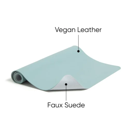 New 31.5 in. x 15.7 in. Vegan Leather Desk Pads - Light Blue Desk Accessories & Office Organizers|Office Furniture & Lighting
