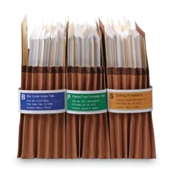 Discount 1.63 in. x 10.13 in. Viewables Pocket Label Pulls - White (45/Pack) Labels & Label Makers