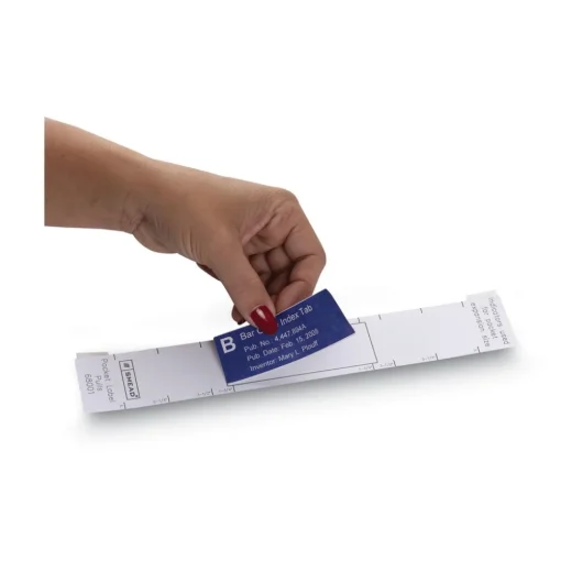 Discount 1.63 in. x 10.13 in. Viewables Pocket Label Pulls - White (45/Pack) Labels & Label Makers