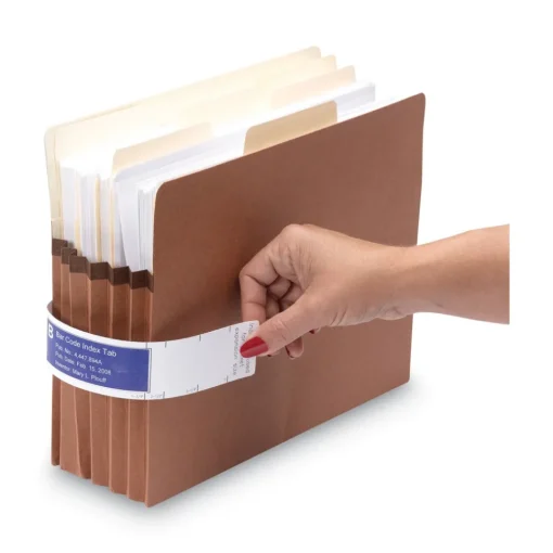 Discount 1.63 in. x 10.13 in. Viewables Pocket Label Pulls - White (45/Pack) Labels & Label Makers