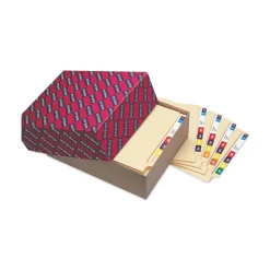 Best 0.5 in. x 1 in. Yearly End Tab 23 File Folder Labels - Purple (250/Pack) Labels & Label Makers