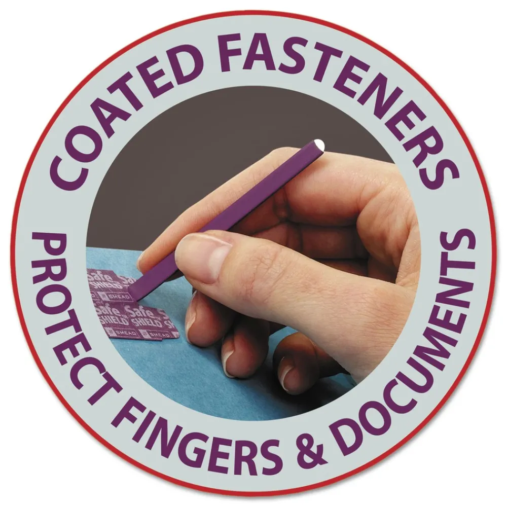 6 SafeSHIELD Fasteners 2 Dividers Letter Size 6-Section Pressboard Top Tab Pocket Classification Folders - Blue (10/Box) Filing & Folders