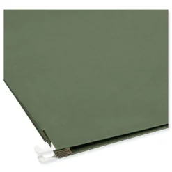 Online 1 Section 3.5 in. Capacity Letter Size Hanging Pockets with Full-Height Gusset - Standard Green (10/Box) Filing & Folders