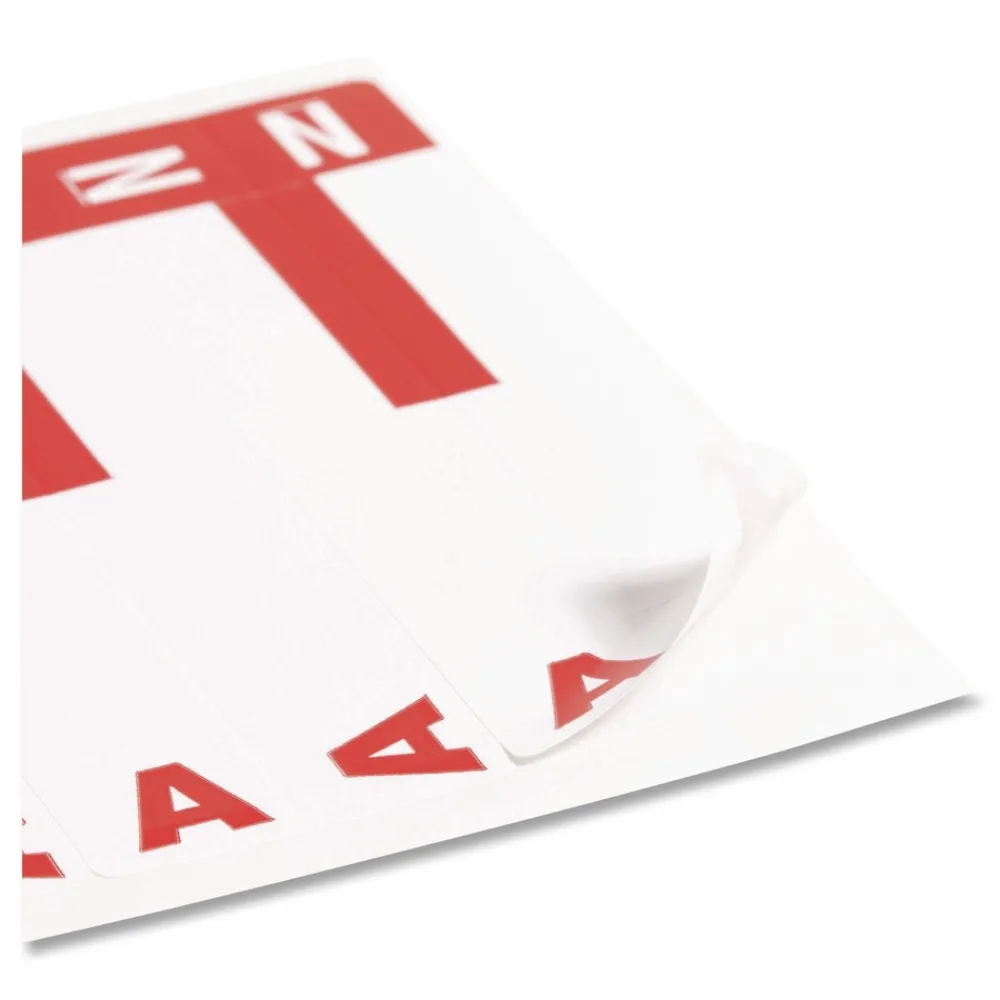 Clearance 1.16 x 3.13 AlphaZ Color-Coded A-Z Labels Starter Set - Assorted (1/Box) Labels & Label Makers