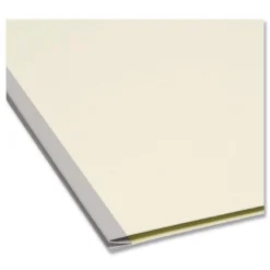 Sale Recycled Pressboard Folders with 2/5-Cut Tab - Letter, Gray-Green (25/Box) Filing & Folders