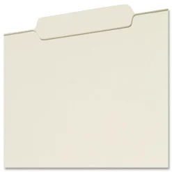 Sale Recycled Pressboard Folders with 2/5-Cut Tab - Letter, Gray-Green (25/Box) Filing & Folders