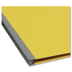 Online 6-Section Pressboard Top Tab Classification Folders with 6 SafeSHIELD Fasteners - Letter Size/Assorted (10/Box) Filing & Folders