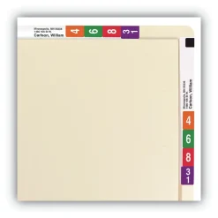 Sale Straight Tabs Letter Size 0.75 in. Expansion Heavyweight End Tab Conversion File Folders - Manila (100/Box) Filing & Folders