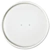 Online 3.9 in. Diameter x 0.9 in. h Vented Paper Lids for Food Containers, For 16 oz Containers - White (25/Bag, 20 Bags/Carton) Tabletop And Serveware