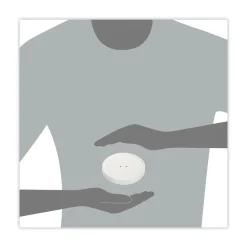 Online 3.9 in. Diameter x 0.9 in. h Vented Paper Lids for Food Containers, For 16 oz Containers - White (25/Bag, 20 Bags/Carton) Tabletop And Serveware