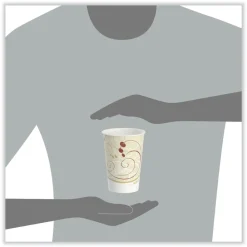Sale 16 oz. Double Sided Poly Paper Cold Cups - Symphony Design (1000/Carton) Tabletop And Serveware