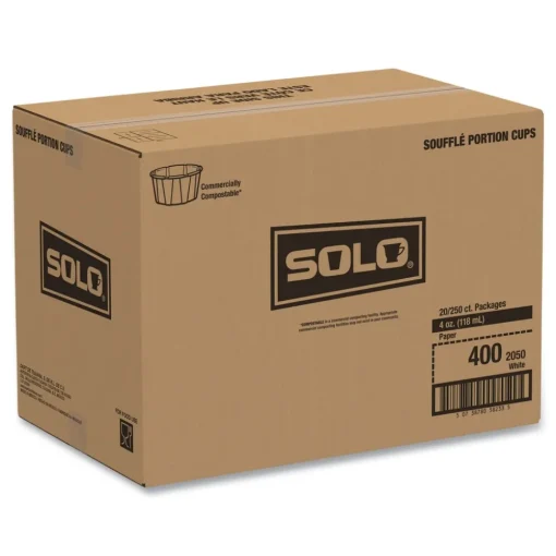 Hot 4 oz. Paper Portion Cups - White (5000/Carton) Tabletop And Serveware