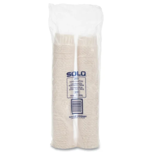 Hot 4 oz. Paper Portion Cups - White (5000/Carton) Tabletop And Serveware
