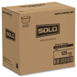 Online 1.25 oz. ProPlanet Seal Paper Portion Cups - White (250/Bag, 20 Bags/Carton) Tabletop And Serveware