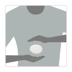 New 16 oz Spiral-Wound Paper Hot Cup Lids - White (20/Carton) Tabletop And Serveware