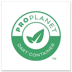 New Bare Eco-Forward 6 in. Diameter ProPlanet Seal Clay-Coated Paper Plate - White/Brown/Green (1000/Carton) Tabletop And Serveware