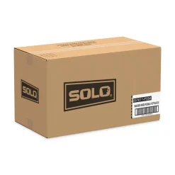 New Creative Carryouts Hinged Plastic Hot Deli Boxes - Medium, Black/Clear (200/Carton) Tabletop And Serveware