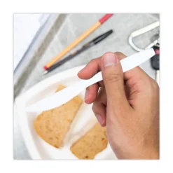 Discount Impress Heavyweight Full-Length Polystyrene Knives - White (1000/Carton) Tabletop And Serveware