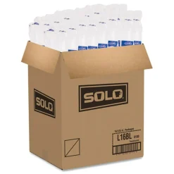 Outlet Polystyrene Plastic Flat Straw-Slot Cold Cup Lids Fits 12 oz to 24 oz Cups - Translucent (125/Pack, 16 Packs/Carton) Tabletop And Serveware