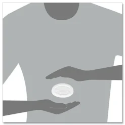 Outlet Polystyrene Plastic Flat Straw-Slot Cold Cup Lids Fits 12 oz to 24 oz Cups - Translucent (125/Pack, 16 Packs/Carton) Tabletop And Serveware