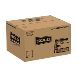 Clearance SDL58-0090 5 oz-8 oz Serve Dome Cup Plastic Lids - Clear (1000/Carton) Tabletop And Serveware