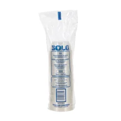 Clearance SDL58-0090 5 oz-8 oz Serve Dome Cup Plastic Lids - Clear (1000/Carton) Tabletop And Serveware