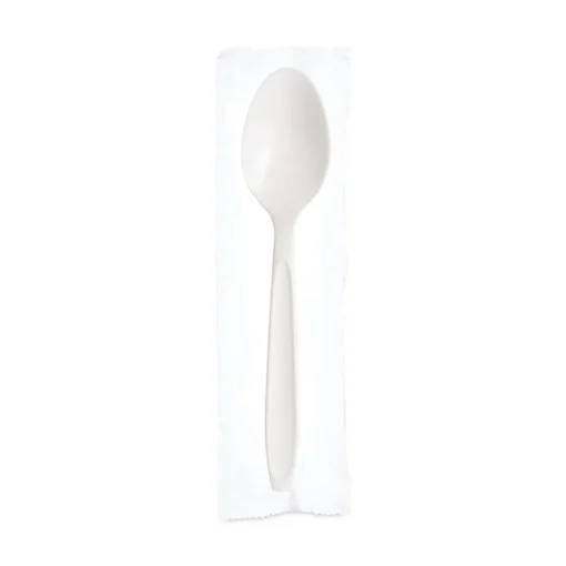Teaspoon Individually Wrapped Reliance Mediumweight Cutlery - White (1000/Carton) Tabletop And Serveware