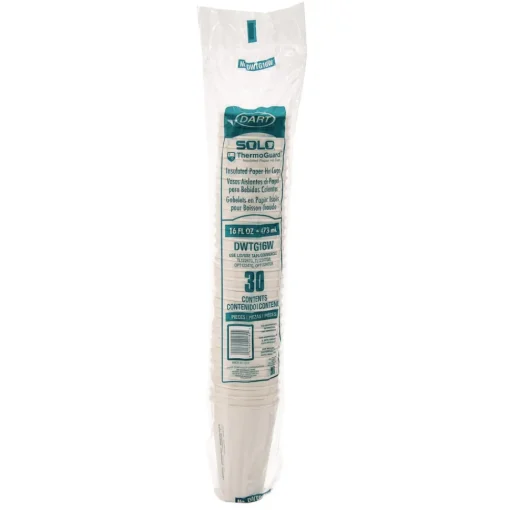Sale Thermoguard Insulated Paper Hot Cups 16 oz White Sustainable Forest Design 30/Pack Tabletop And Serveware