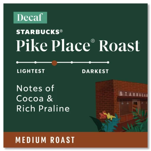 12434952 Coffee K-Cups - Pike Place Decaf (96/Carton) Food And Snacks