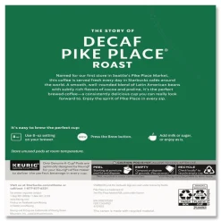 12434952 Coffee K-Cups - Pike Place Decaf (96/Carton) Food And Snacks