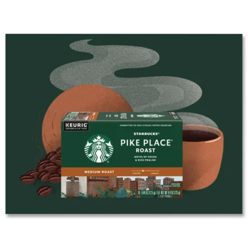 12434952 Coffee K-Cups - Pike Place Decaf (96/Carton) Food And Snacks