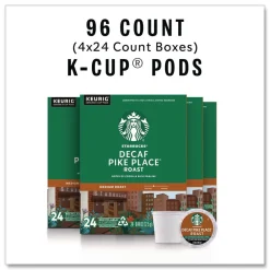 12434952 Coffee K-Cups - Pike Place Decaf (96/Carton) Food And Snacks