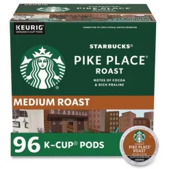 Hot Coffee K-Cups Pack - Pike Place (96/Carton) Food And Snacks