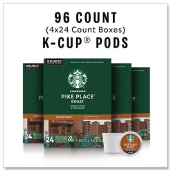 Hot Coffee K-Cups Pack - Pike Place (96/Carton) Food And Snacks