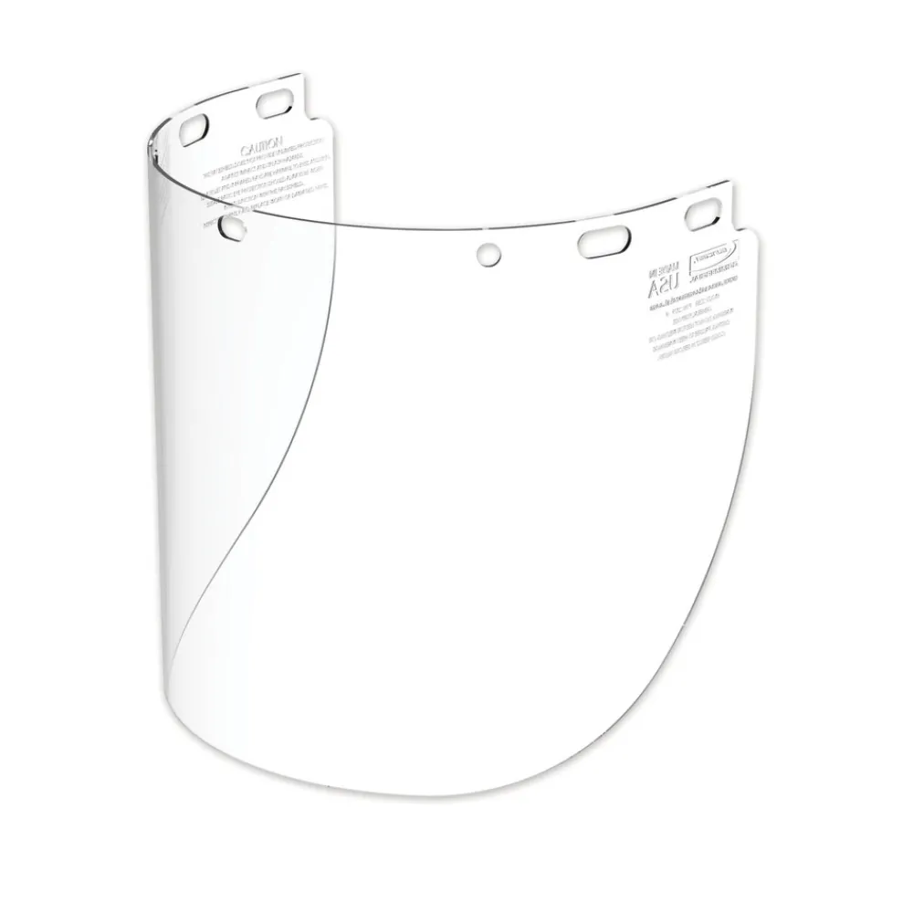 Clearance 16.5 in. x 8 in. Full Length Replacement Shield (32/Carton) Protective Head Gear