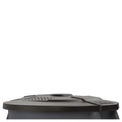 Sale Utility Trash Can Lid for 44 gal Trash Can, 24.88-in Diameter x 3-in, Black Trash & Waste Bins