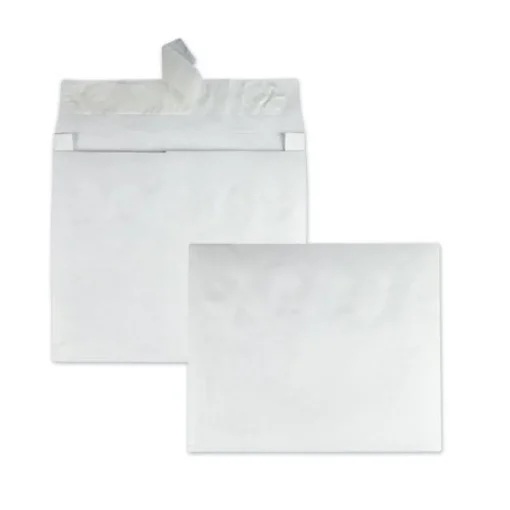 10 in. x 15 in. No. 15 Lightweight 14 lbs. Tyvek Open End Expansion Mailers - White (100/Carton) Pens, Pencils & Markers