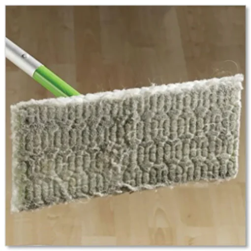 46 in. Sweeper Mop - Green/Silver/White Cleaning & Janitorial Supplies
