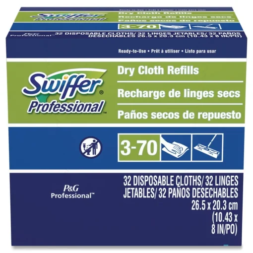 Discount 10-5/8 in. x 8 in. Dry Refill Cloths - White (32/Box, 6 Boxes/Carton) Cleaning & Janitorial Supplies