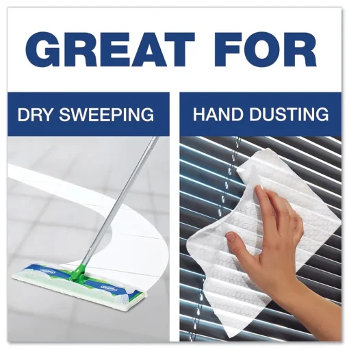 Discount 10-5/8 in. x 8 in. Dry Refill Cloths - White (32/Box, 6 Boxes/Carton) Cleaning & Janitorial Supplies