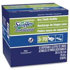 Hot 10-5/8 in. x 8 in. Dry Refill Cloths - White (32/Box) Cleaning & Janitorial Supplies