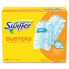 New 2 in. x 6 in. Dust Lock Fiber Refill Dusters - Light Blue (72/Carton) Cleaning & Janitorial Supplies