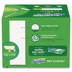 Sale 8 x 10.4 Dry Refill Cloths - White (4/Carton) Cleaning & Janitorial Supplies