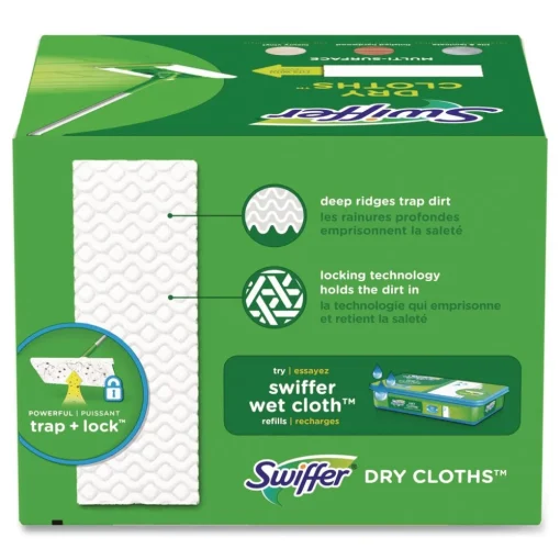 Sale 8 x 10.4 Dry Refill Cloths - White (4/Carton) Cleaning & Janitorial Supplies
