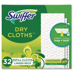 Sale 8 x 10.4 Dry Refill Cloths - White (4/Carton) Cleaning & Janitorial Supplies
