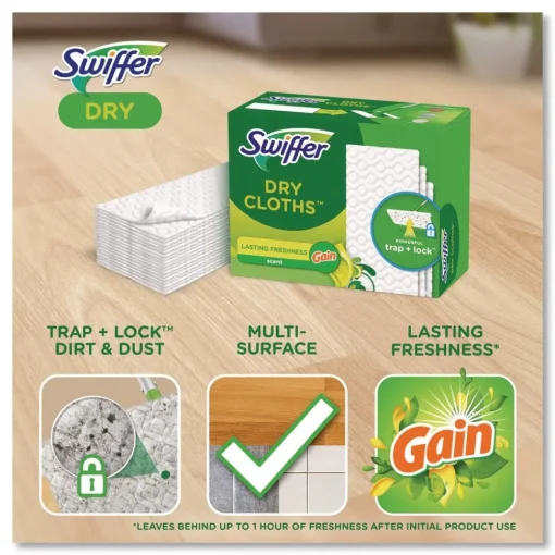 Sale 8 x 10.4 Dry Refill Cloths - White (4/Carton) Cleaning & Janitorial Supplies