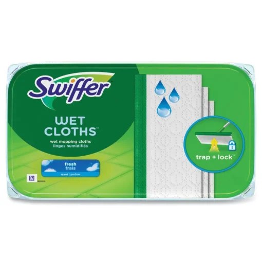 8 x 10 Wet Refill Cloths - Fresh Scent/White (6/Carton) Cleaning & Janitorial Supplies