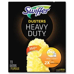 Best Heavy Duty Dust Lock Fiber 2 in. x 6 in. Dusters - Yellow (33/Carton) Cleaning & Janitorial Supplies