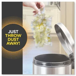 Best Heavy Duty Dust Lock Fiber 2 in. x 6 in. Dusters - Yellow (33/Carton) Cleaning & Janitorial Supplies