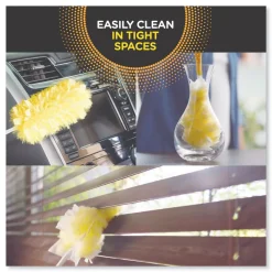 Best Heavy Duty Dust Lock Fiber 2 in. x 6 in. Dusters - Yellow (33/Carton) Cleaning & Janitorial Supplies